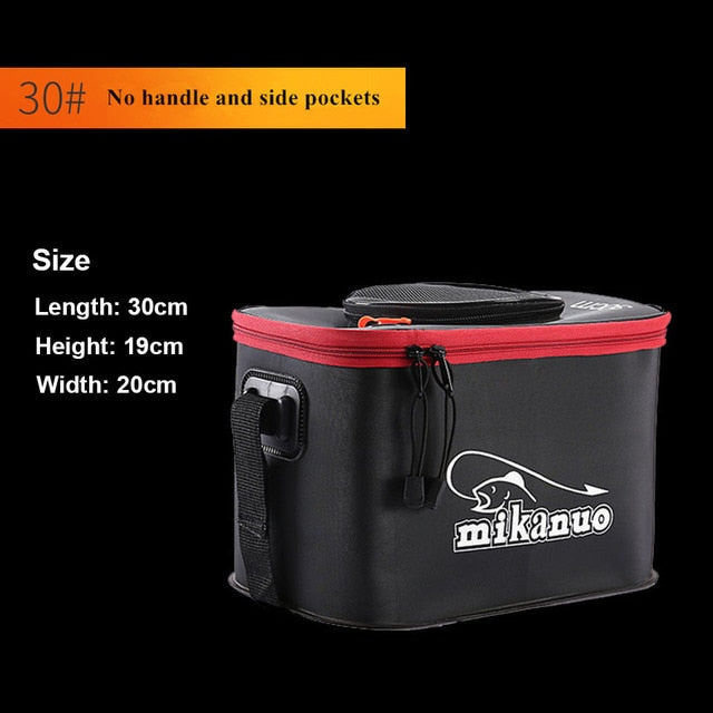 Portable Fishing Bag Collapsible Fishing Bucket Live Fish Box