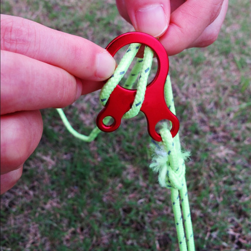 10pcs Quick Knot Tent Wind Rope Buckle