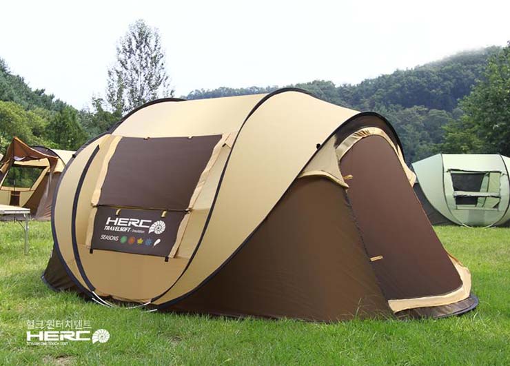 3-4 Person fast opening camping tent