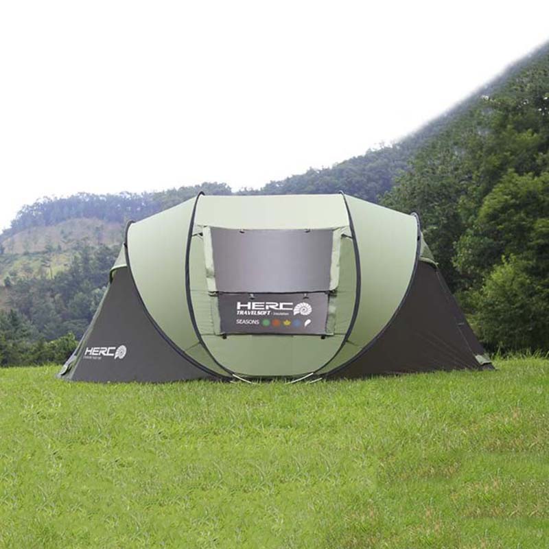 3-4 Person fast opening camping tent