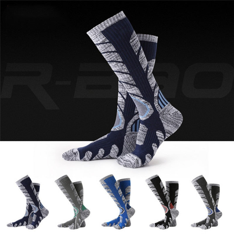 Winter Cotton Thermal Ski Socks