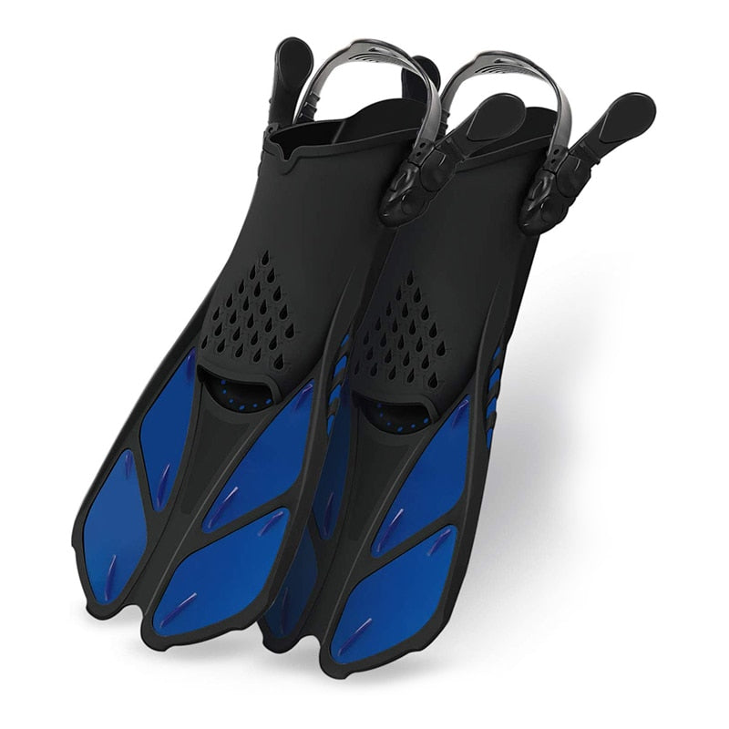 Adjustable Short Adult Snorkel Foot Swimming Flippers
