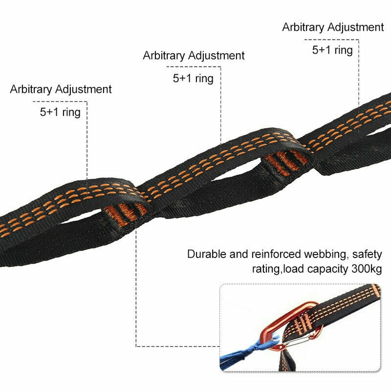 2Pcs Hammock Straps Special Reinforced Polyester Straps
