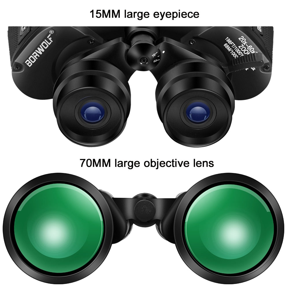 20-60X70 High Magnification Binoculars Long Range Zoom