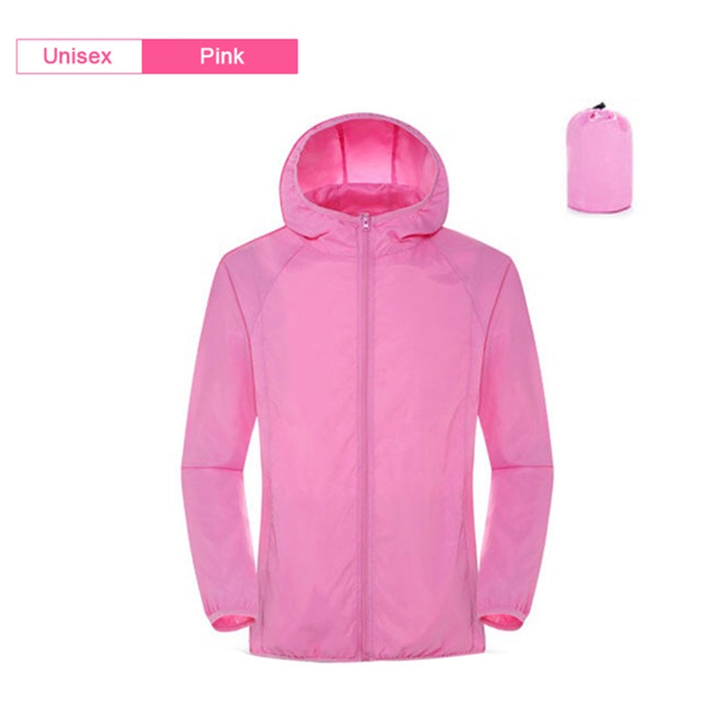 Camping Rain Jacket Men Women Waterproof