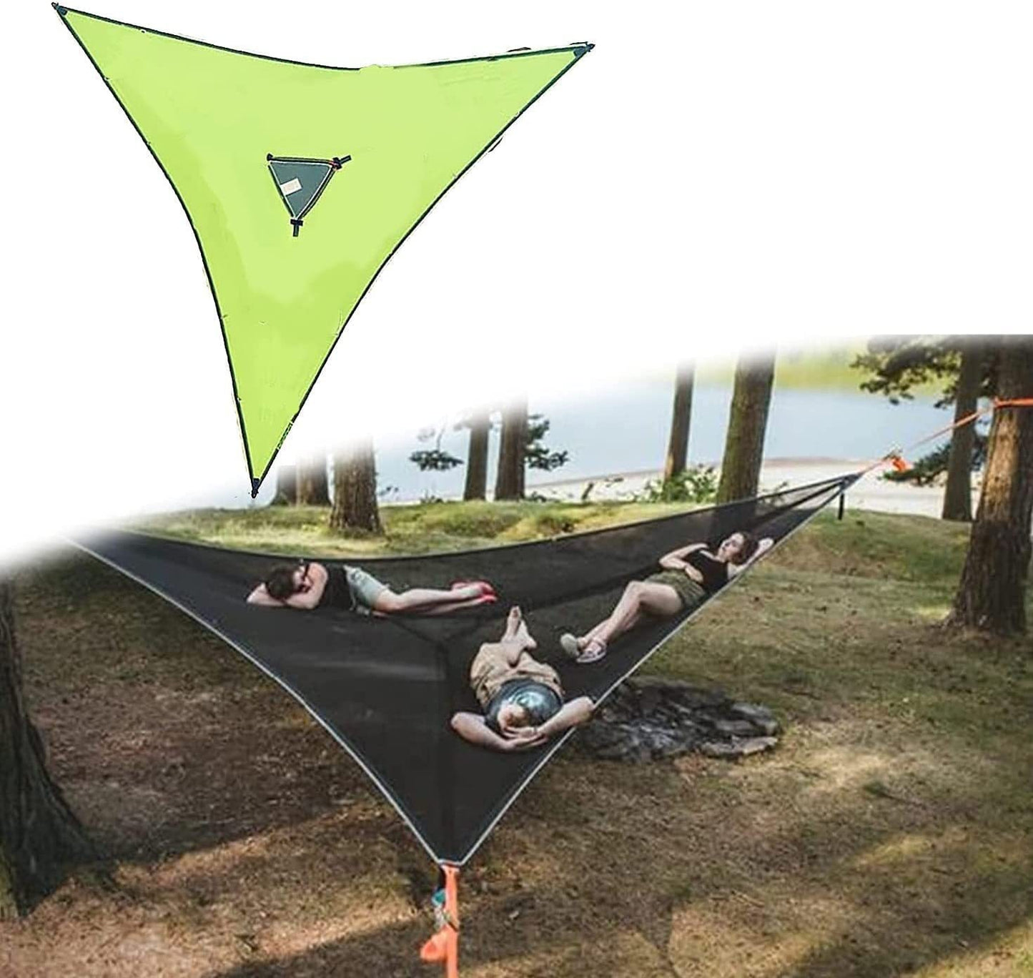 Portable Triangle Hammock 4Mx4Mx4M