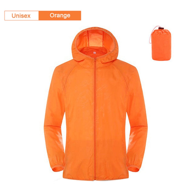 Camping Rain Jacket Men Women Waterproof