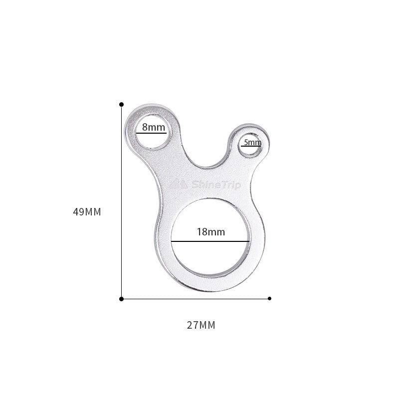 10pcs Quick Knot Tent Wind Rope Buckle