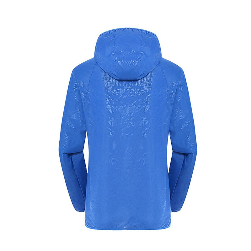 Camping Rain Jacket Men Women Waterproof