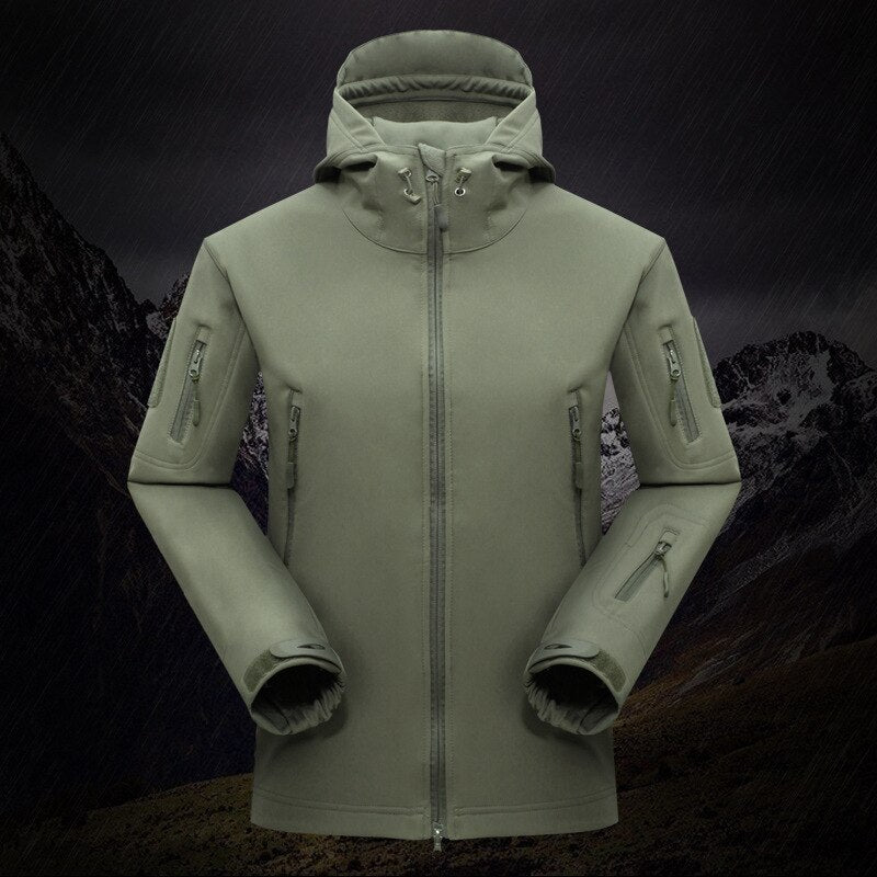 Mens Outdoor Jacket Windproof Waterproof