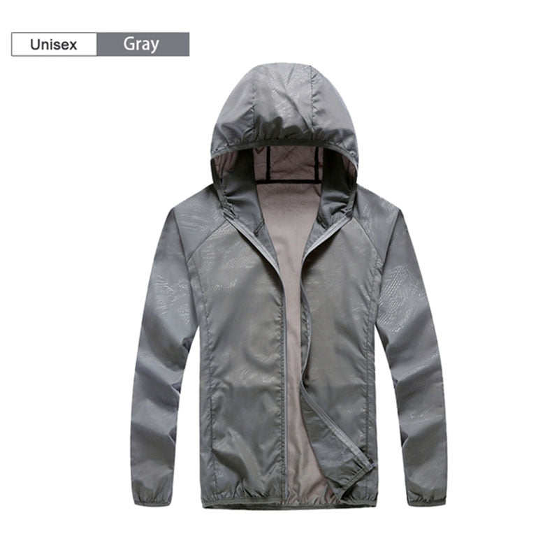 Camping Rain Jacket Men Women Waterproof