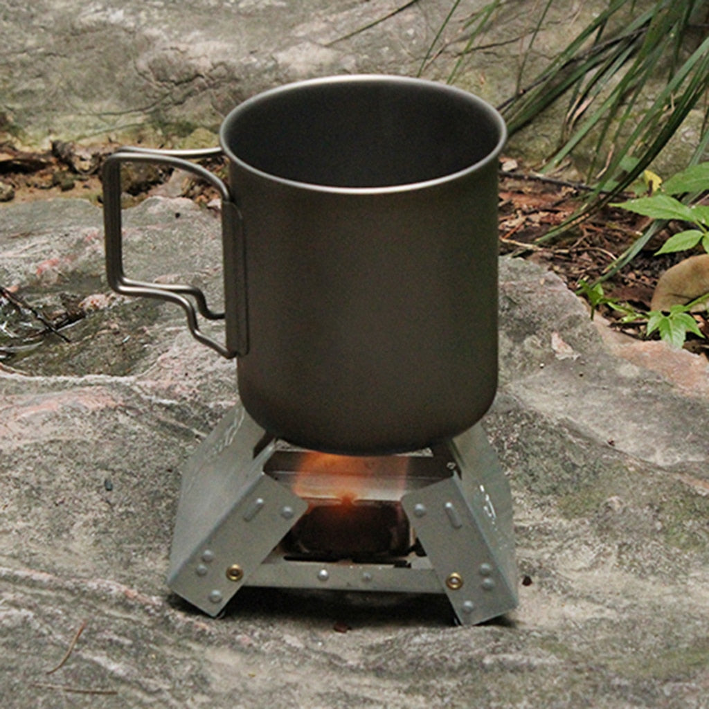 Stainless Steel Camping Cooking Spirit Alcohol Stove Burner