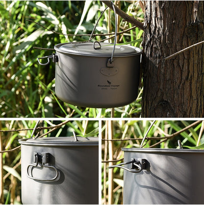 Big Capacity Titanium Camping Pot