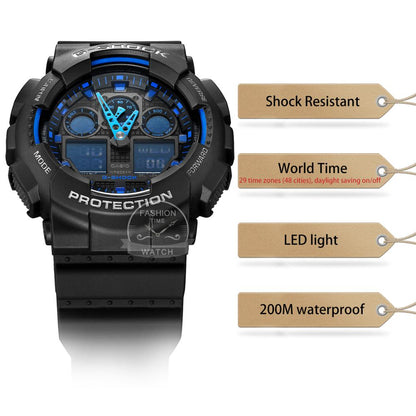 LED, digital, Waterproof Watch