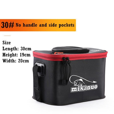 Fishing Bucket Folding Thickening Living Fish Bucket Portable