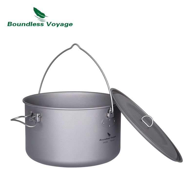 Big Capacity Titanium Camping Pot