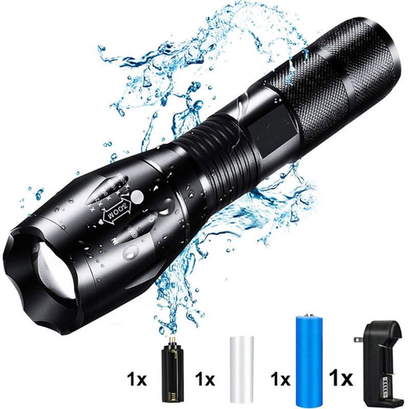 Powerful Waterproof LED Flashlight