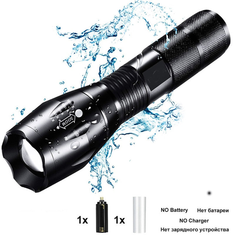 Powerful Waterproof LED Flashlight