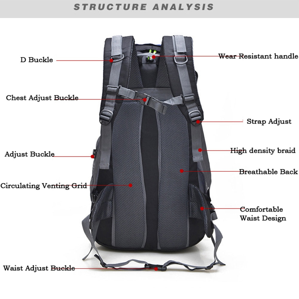 50L Hiking Backpack