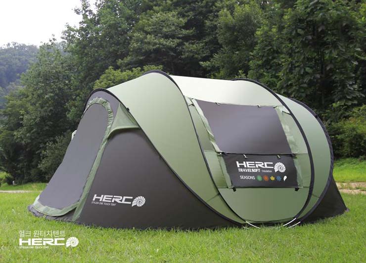 3-4 Person fast opening camping tent