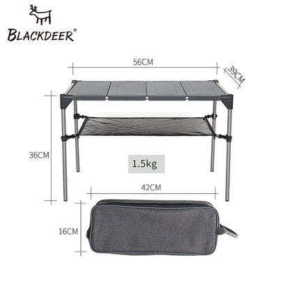 Outdoor Camping Aluminum Alloy Folding Table