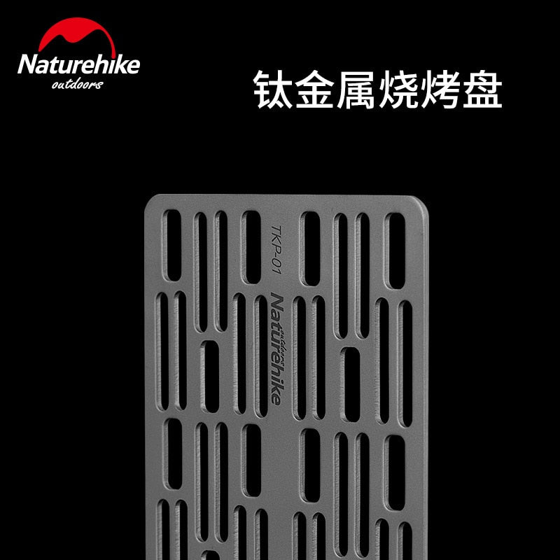 Titanium Grill Net Charcoal Barbecue Plate