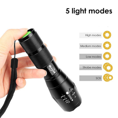 Powerful Waterproof LED Flashlight