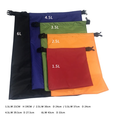 5pcs Outdoor Waterproof Dry Bag