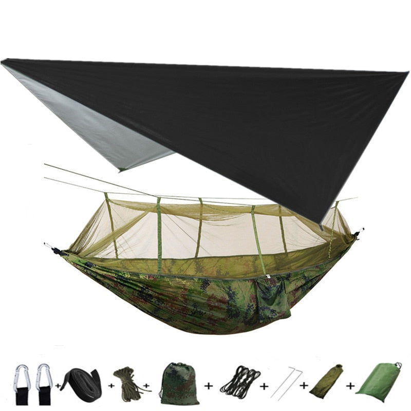 Lightweight Camping Hammock w/ Waterproof mosquito net