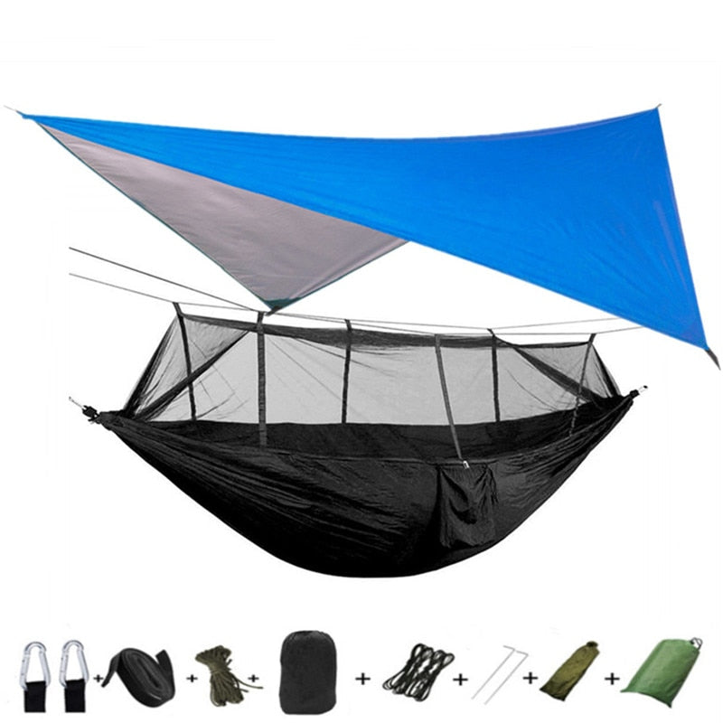 Lightweight Camping Hammock w/ Waterproof mosquito net