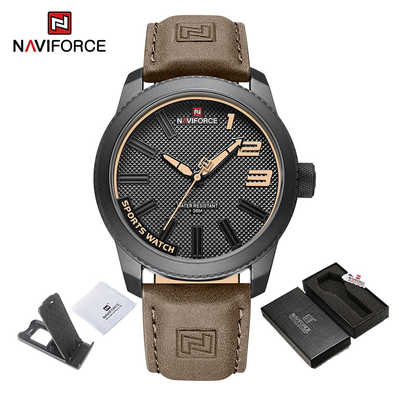 Waterproof Leather Watch