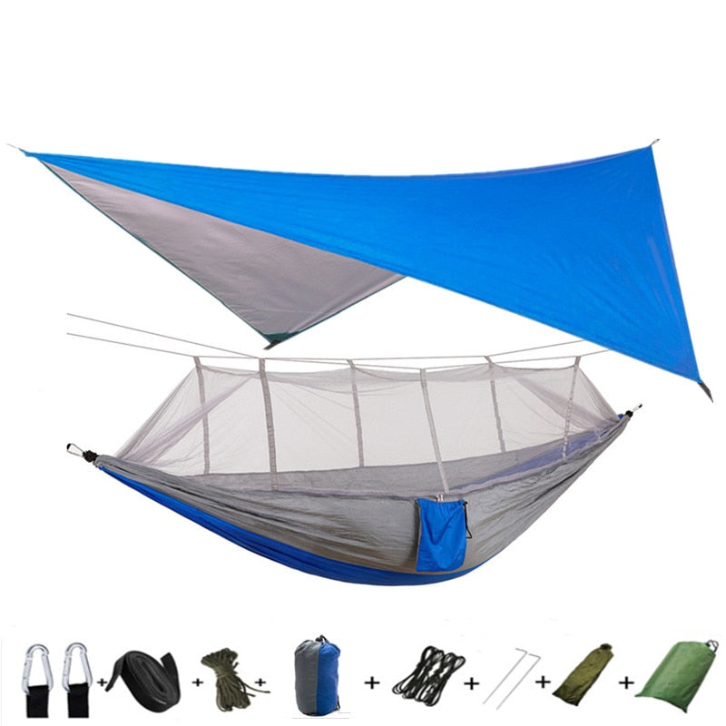 Lightweight Camping Hammock w/ Waterproof mosquito net