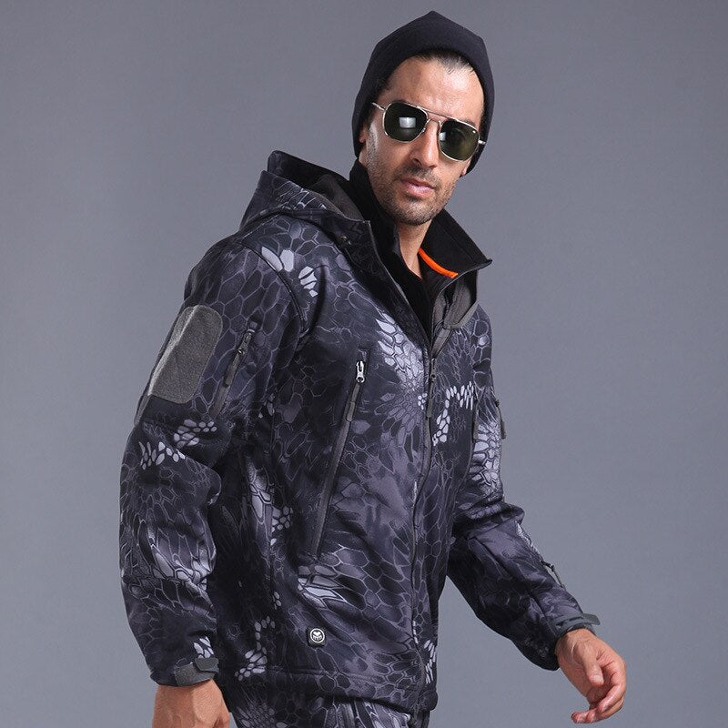 Mens Outdoor Jacket Windproof Waterproof