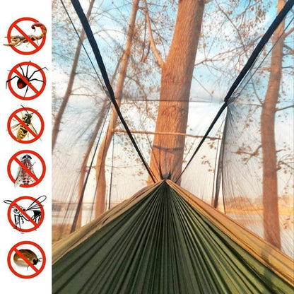 Lightweight Camping Hammock w/ Waterproof mosquito net