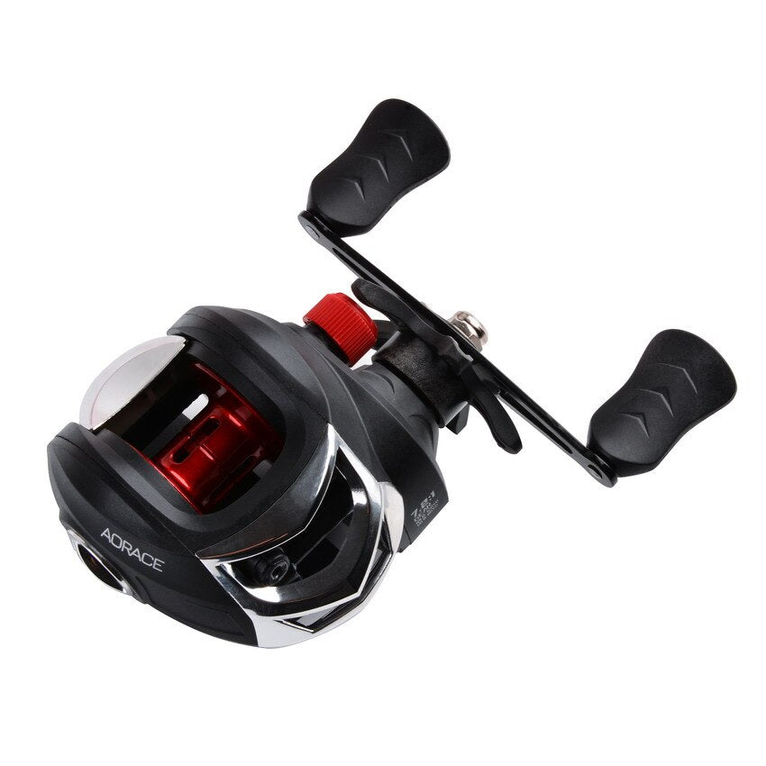 Baitcasting Reel High Speed 7.2:1 Gear Ratio Fresh Saltwater Magnetic Brake System