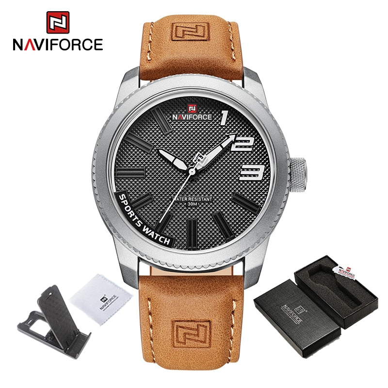 Waterproof Leather Watch