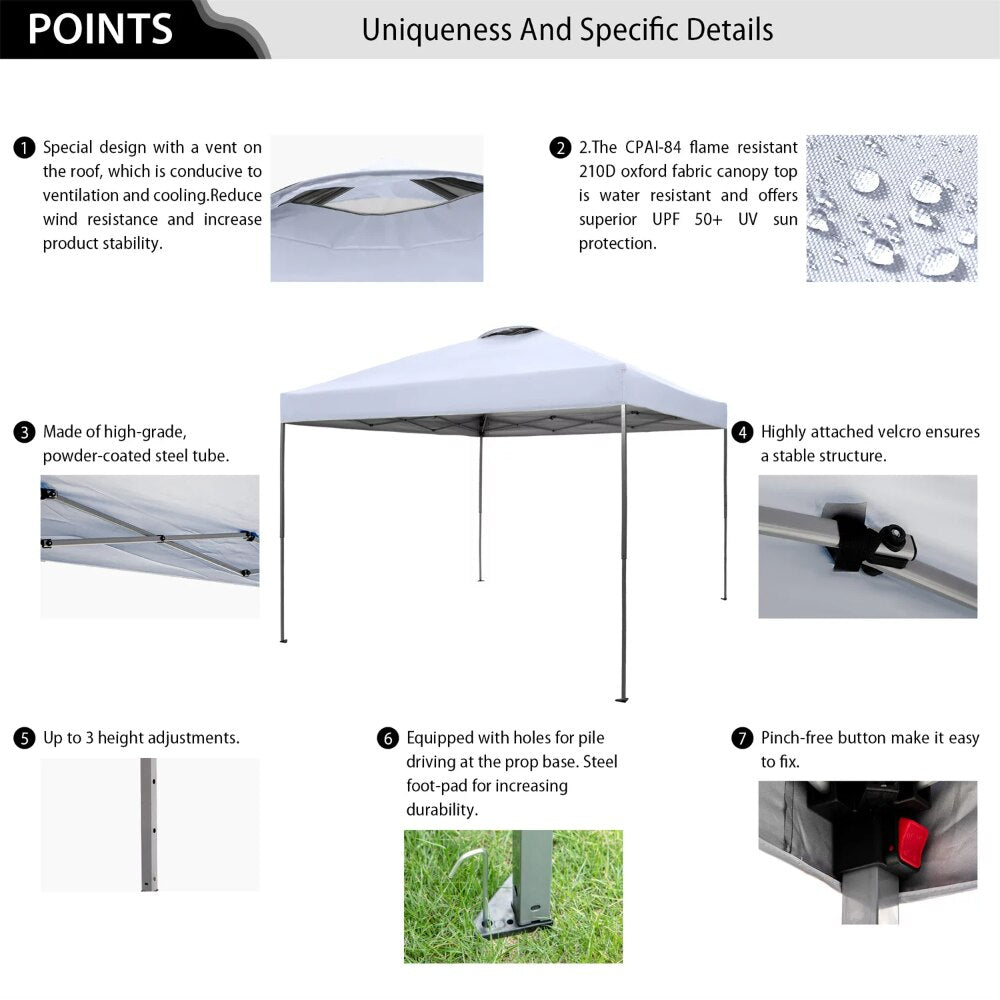 10x10ft Pop-up Canopy