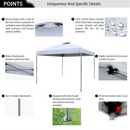 10x10ft Pop-up Canopy