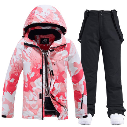 Women Ski Suit Winter Windproof Waterproof