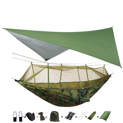 Lightweight Camping Hammock w/ Waterproof mosquito net