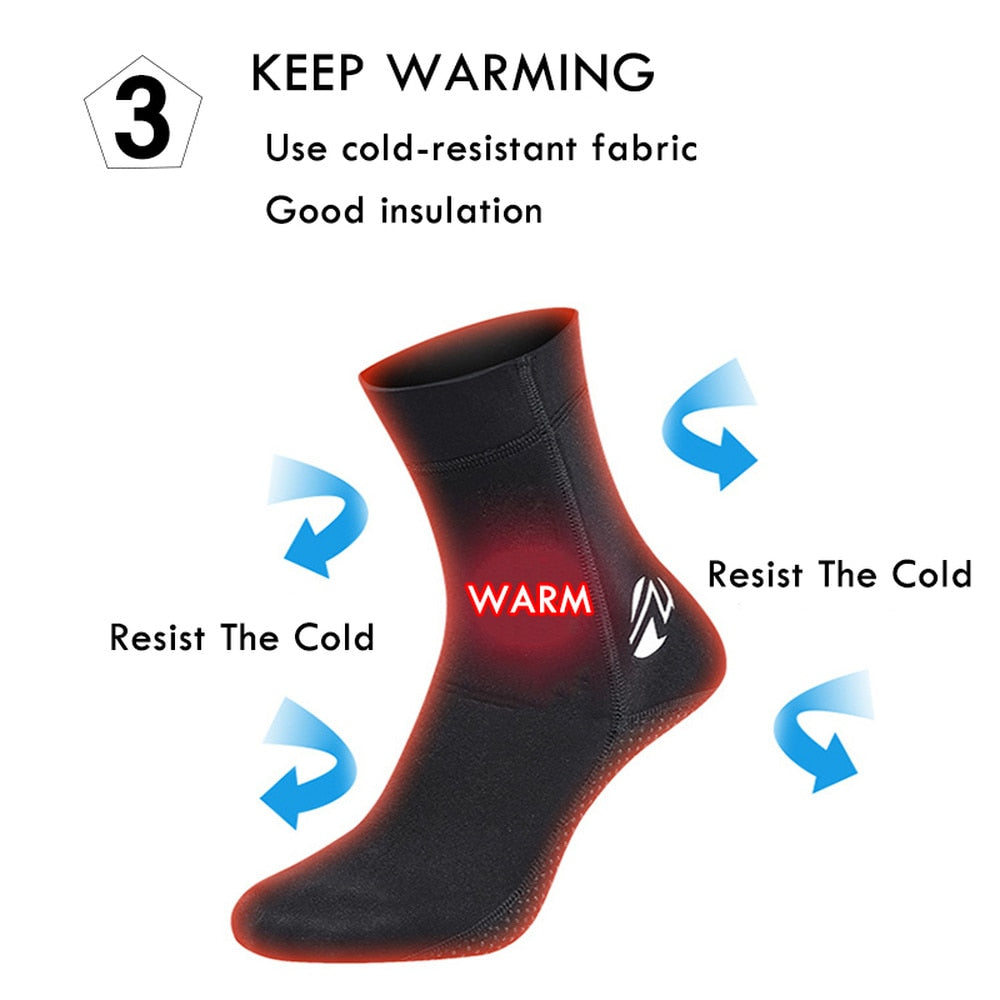 3mm Neoprene Diving Socks Adult Wetsuit