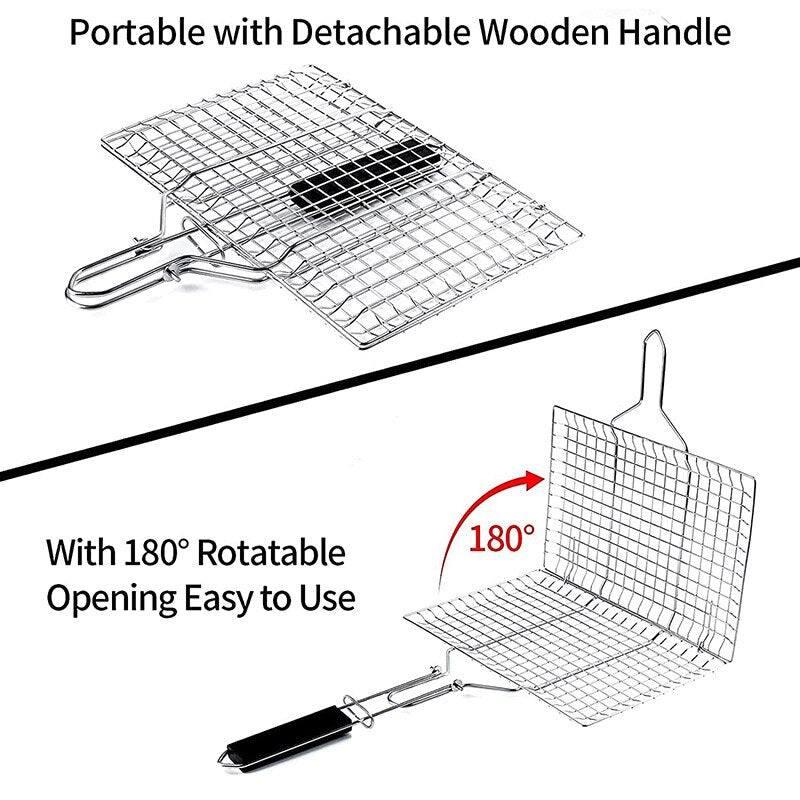 Grilling Basket Folding Portable