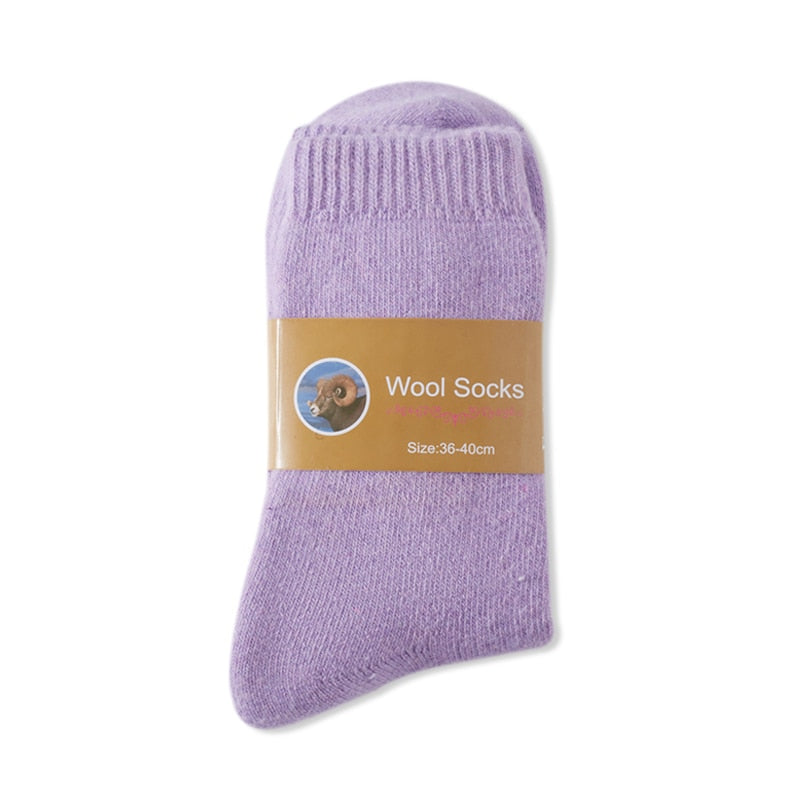 1 Pair Winter Warm Socks Wool