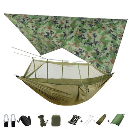 Lightweight Camping Hammock w/ Waterproof mosquito net