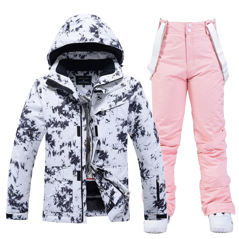 Women Ski Suit Winter Windproof Waterproof