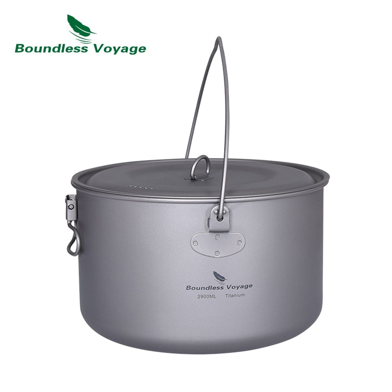 Big Capacity Titanium Camping Pot