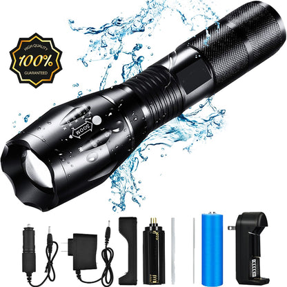 Powerful Waterproof LED Flashlight