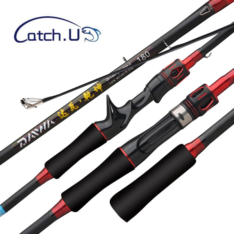 1.8m Spinning Fishing Rod Carbon Fiber Casting Fishing Pole